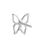 Sterling Silver Butterfly Stud Earrings