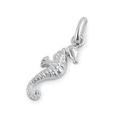 Sterling Silver Sea Horse Pendant