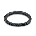 Black Rhodium Eternity Black CZ Ring