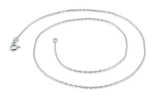 Sterling Silver Forz D/C Chain Necklace - 0.80mm