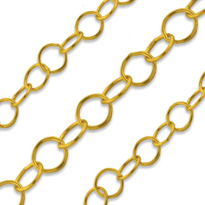 Gold Filled Cable Chain 3.5mm (sold by the foot)