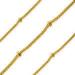 Gold Filled Sattelite Chain 1.9mm Ball (sold by the foot)