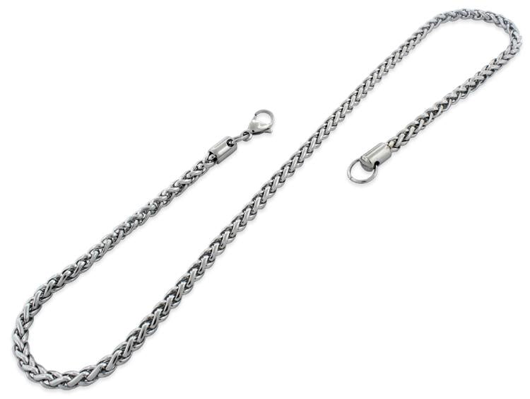 Stainless Steel 22" Spiga Chain Necklace 5.0 MM