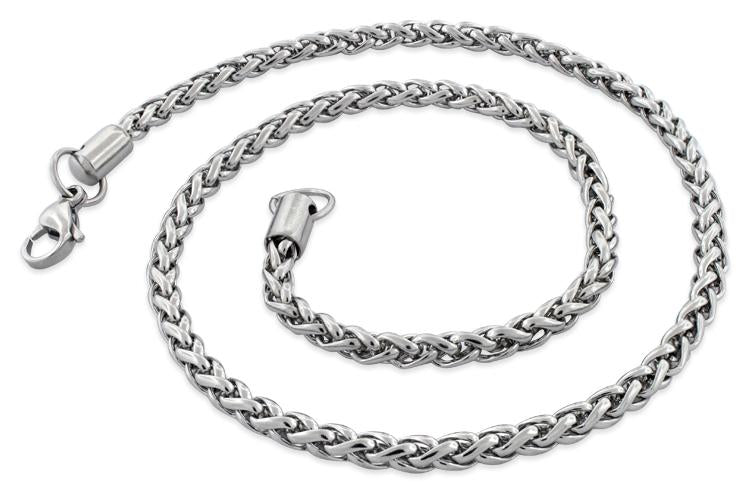 Stainless Steel 16" Spiga Chain Necklace 5.0 MM