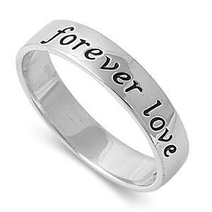 Sterling Silver Forever Love Ring