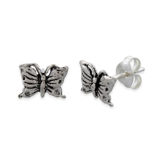 Sterling Silver Butterfly Earrings