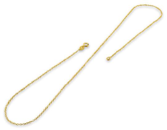 14K Gold-Plated Sterling Silver Cable Chain Necklace 1.15mm