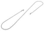 Sterling Silver Long Curb Chain 1.65mm