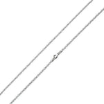 Sterling Silver Long Curb Chain 1.65mm