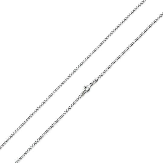 Sterling Silver Long Curb Chain 1.65mm