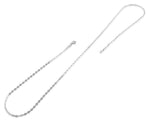 Sterling Silver Long Cable Chain 1.8mm