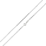 Sterling Silver Long Cable Chain 1.8mm