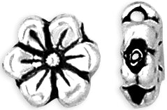 Sterling Silver Apricot Blossom Bead Charm