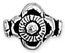 Sterling Silver Bali Style Bead 10mm - Pack of 2