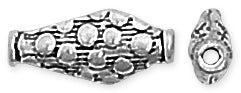 Sterling Silver Bali Style Bead 14mm