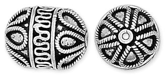 Sterling Silver Bali Style Bead 19mm