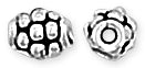 Sterling Silver Bali Style Bead 5mm - Pack of 4
