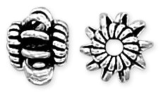 Sterling Silver Bali Style Bead 6.5mm