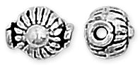 Sterling Silver Bali Style Bead 8mm - Pack of 2