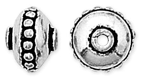 Sterling Silver Bali Style Bead 9mm