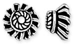 Sterling Silver Bali Style Cap 7mm - Pack of 2