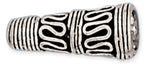 Sterling Silver Bali Style Cone 6x20mm