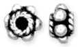 Sterling Silver Bali Style Spacer 4.5mm - Pack of 4