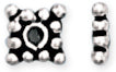 Sterling Silver Bali Style Spacer 5mm - Pack of 4