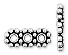 Sterling Silver Bali Style Spacer 5x13mm