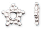 Sterling Silver Bali Style Spacer 6.5mm - Pack of 4