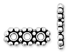 Sterling Silver Bali Style Spacer 6x14mm