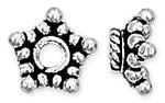 Sterling Silver Bali Style Star Cap 10mm