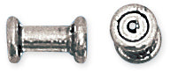 Sterling Silver Bali Style Tube 4x7mm - Pack of 2