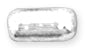 Sterling Silver Bead Capsule 3x6mm - PACK OF 10