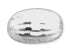 Sterling Silver Bead Corrugate Oval 3x4.75mm - PACK OF 12