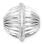 Sterling Silver Bead Fancy Corrugate 12mm