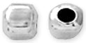Sterling Silver Cube Beads 2x2.5mm - PACK OF 12