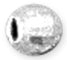 Sterling Silver Mirror Beads 3mm - PACK OF 12 - PACK OF 12