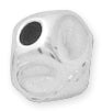 Sterling Silver Nugget Bead 7mm - PACK OF 6