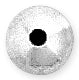 Sterling Silver Saucer Beads Bright 6mm - PACK OF 10