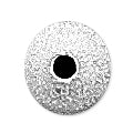 Sterling Silver Saucers Stardust 7mm - Pack of 2