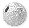 Sterling Silver Stardust Beads 7mm - PACK OF 6