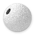 Sterling Silver Stardust Beads 8mm - PACK OF 6