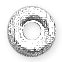 Sterling Silver Stardust Roundels 4mm - PACK OF 12