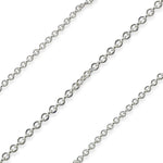 Sterling Silver Cable Chain 1.2mm (sold by the foot)