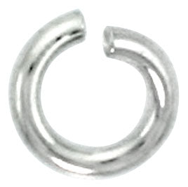 Sterling Silver Semi Hard Jump Ring 5mm - PACK OF 25
