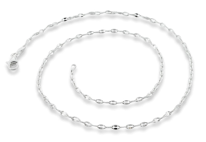 Sterling Silver Coffee Chain 2.4MM