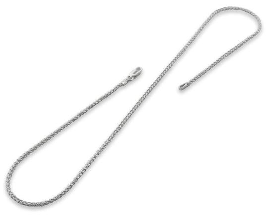 Sterling Silver Spiga Wheat Chain  1.8MM