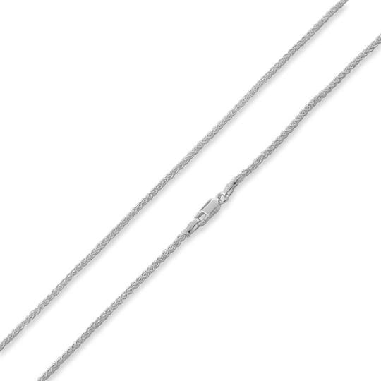 Sterling Silver Spiga Wheat Chain  1.8MM