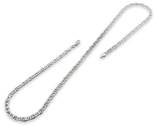 Sterling Silver Flat Marina Chain 4.0MM